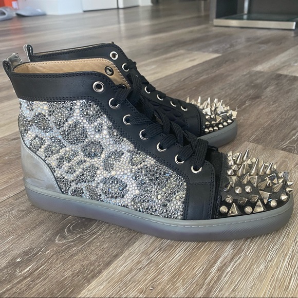 Christian Louboutin StrassNoLimitSpikeToeSneakers - Picture 2 of 7